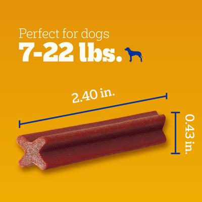 Show full view: Pedigree Dentastix Bacon Flavor Dental Treats for Toy & Small Dogs, 9.6-oz pouch, 40 count slide 4 of 11