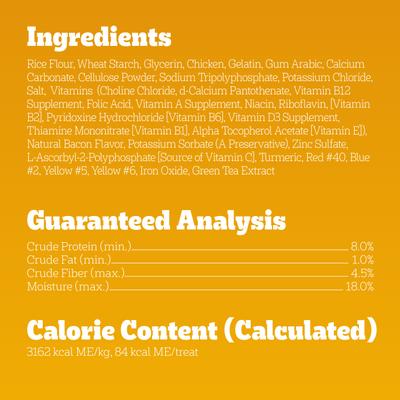 Show full view: Pedigree Dentastix Bacon Flavor Large Dental Dog Treats, 32 count slide 7 of 12