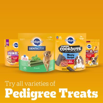 Show full view: Pedigree Dentastix Bacon Flavor Large Dental Dog Treats, 40 count slide 10 of 12