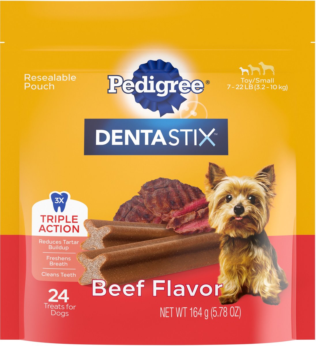 Pedigree Dentastix Beef Small/Medium Dental Dog Treats