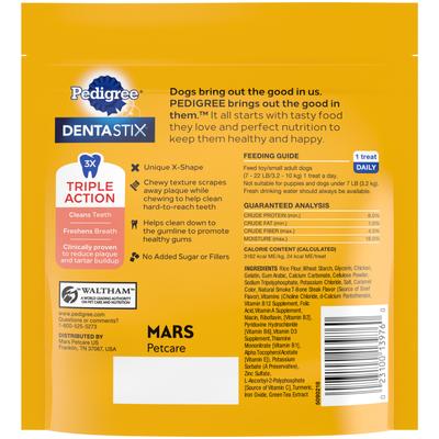 Show full view: Pedigree Dentastix Beef Mini Dental Dog Treats, 24 count slide 3 of 12