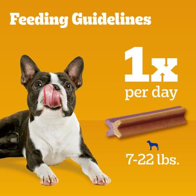 Show full view: Pedigree Dentastix Dual Flavored Bacon & Chicken Flavored Mini Dental Dog Treats, 24 count slide 8 of 11