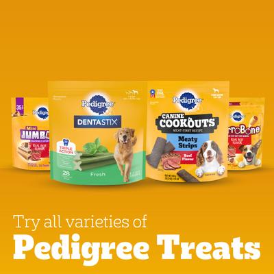 Show full view: Pedigree Dentastix Dual Flavored Bacon & Chicken Flavored Mini Dental Dog Treats, 84 count slide 10 of 11