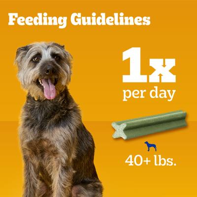 Show full view: Pedigree Dentastix Fresh Mint Flavored Large Dental Dog Treats, 28 count slide 8 of 12