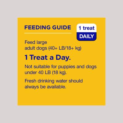 Show full view: Pedigree Dentastix Fresh Mint Flavored Large Dental Dog Treats, 60 count slide 9 of 12