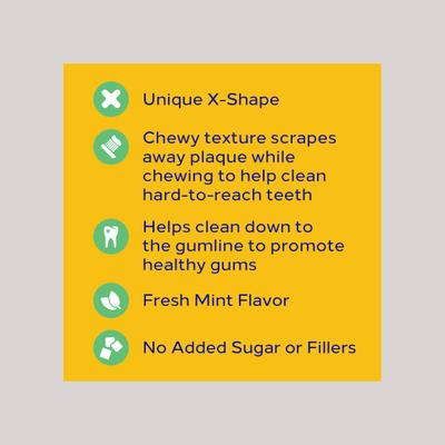 Show full view: Pedigree Dentastix Fresh Mint Flavored Mini Dental Dog Treats, 204 count slide 6 of 12