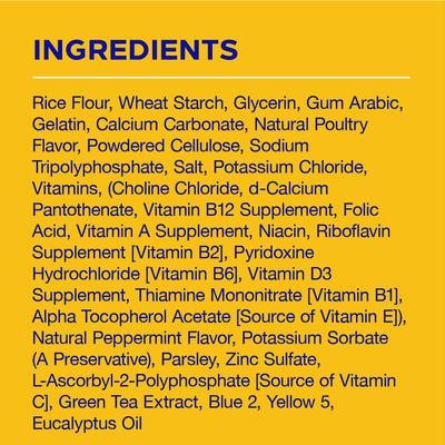 Show full view: Pedigree Dentastix Fresh Mint Flavored Mini Dental Dog Treats, 51 count slide 5 of 12