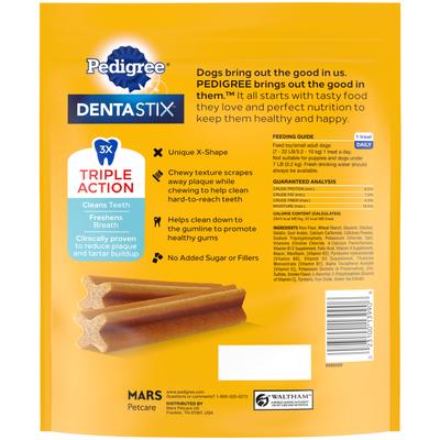 Show full view: Pedigree Dentastix Mini Original Chicken Flavor Dental Dog Treats, 58 count slide 3 of 12