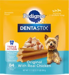 Pedigree Dentastix Mini Original Chicken Flavor Dental Dog Treats, 84 count
