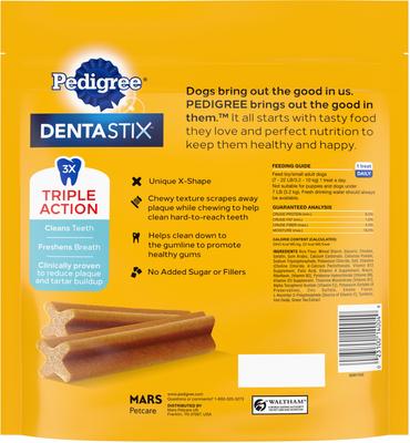 Show full view: Pedigree Dentastix Mini Original Chicken Flavor Dental Dog Treats, 84 count slide 3 of 12