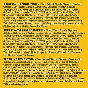 Pedigree Dentastix Original Chicken, Beef Flavored & Fresh Variety Pack Mint Flavored Large Dental Dog Treats, 51 count