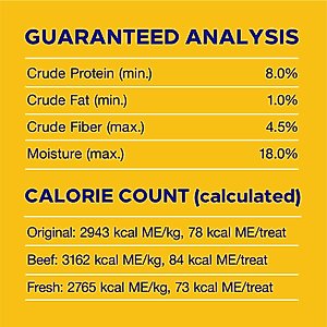 Pedigree Dentastix Original Chicken, Beef Flavored & Fresh Variety Pack Mint Flavored Large Dental Dog Treats, 51 count