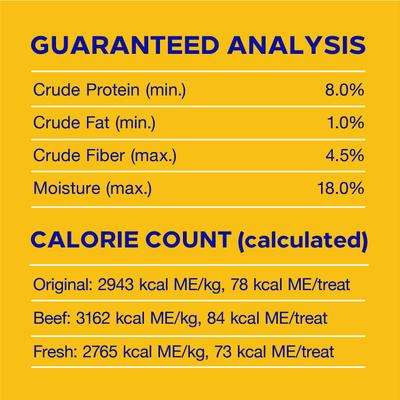 Show full view: Pedigree Dentastix Large Original Chicken, Beef Flavor & Fresh Mint Flavor Variety Pack Dental Dog Treats, 51 count slide 6 of 12