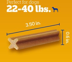 Pedigree Dentastix Small/Medium Original Chicken Flavor Dental Dog Treats, 45 count slide 2 of 9