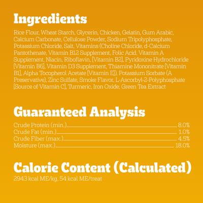 Show full view: Pedigree Dentastix Small/Medium Original Chicken Flavor Dental Dog Treats, 45 count slide 7 of 12