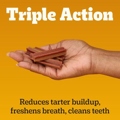 Show full view: Pedigree Dentastix Toy Grain-Free Original Chicken, Beef Flavor, & Fresh Mint Variety Pack Small Breed Dental Dog Treats, 157 count slide 9 of 11