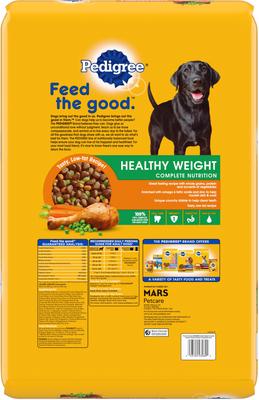 Show full view: Pedigree Healthy Weight Roasted Chicken & Vegetable Flavor Dog Food, 28-lb bundle slide 3 of 10