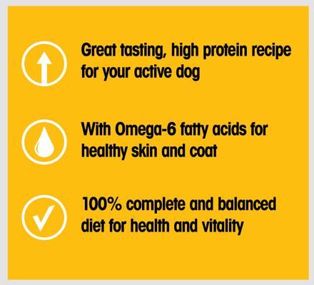 Show full view: Pedigree High Protein Beef & Lamb Flavor Dog Kibble Adult Dry Dog Food, 7-lb bundle slide 6 of 12