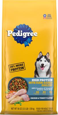 PEDIGREE High Protein Chicken Turkey Flavor Adult Dry Dog Food