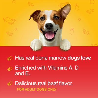 Show full view: Pedigree Marrobone Real Beef Flavor Biscuit Dog Treats, 12-lb bundle slide 5 of 11