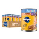 Pedigree Puppy Chopped Ground Lamb & Rice Recipe Wet Canned Dog Food, 13.2-oz can, case of 12
