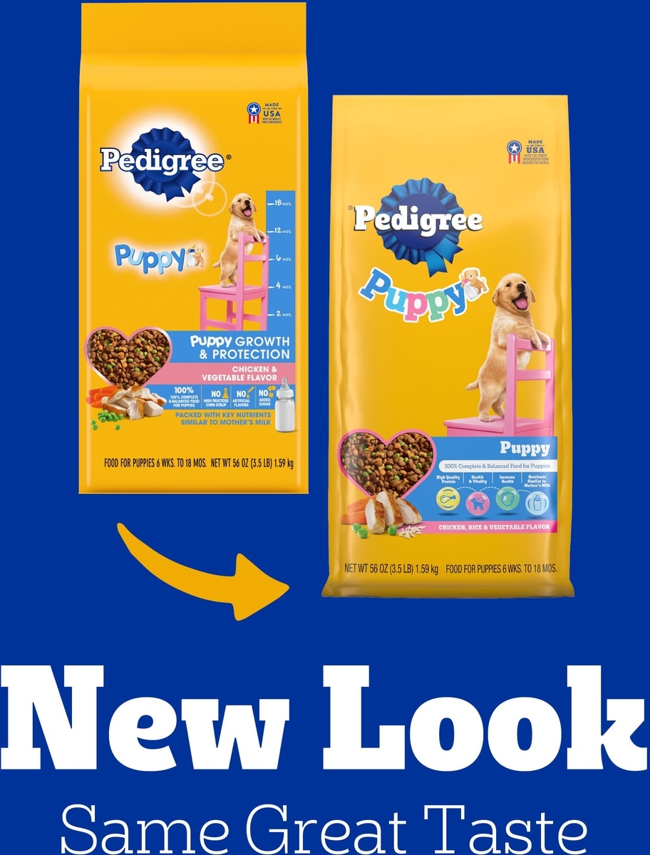 Pedigree Puppy Growth Protection Chicken Vegetable Flavor Dry