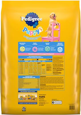 Show full view: Pedigree Puppy Growth & Protection Chicken & Vegetable Flavor Dry Dog Food, 30-lb bag slide 3 of 12