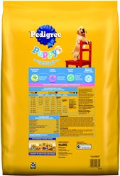 Pedigree Puppy Growth & Protection Grilled Steak & Vegetable Flavor Dry Dog Food, 14-lb bag slide 2 of 9