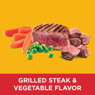 Show full view: Pedigree Puppy Growth & Protection Grilled Steak & Vegetable Flavor Dry Dog Food, 3.5-lb bag slide 6 of 11