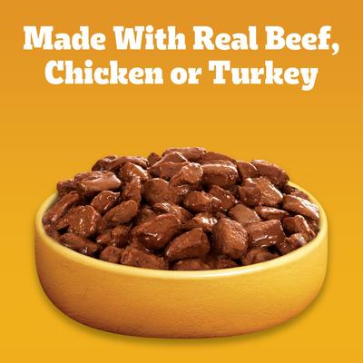 Show full view: Pedigree Puppy Variety Pack Wet Dog Food, 3.5-oz pouch, pack of 36  slide 4 of 8