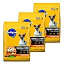 Pedigree Small Dog Complete Nutrition Roasted Chicken, Rice & Vegetable Flavor Small Breed Adult Dry Dog Food, 14-lb bag, bundle of 3