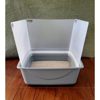Pee Pee Shield Pee Pee Shield Cat Litter Box Shields, 15-in long x 11-in tall, 3 count