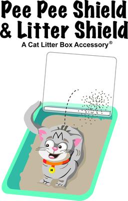 Show full view: Pee Pee Shield Cat Litter Box Shields, 15-in long x 11-in tall, 3 count slide 8 of 10