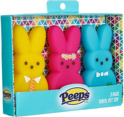 Peeps Dress-Up Bunny Vinyl Dog Toy Variety Pack, 3 count slide 2 of 2