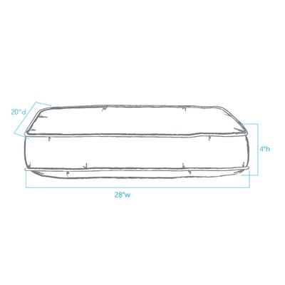 Show full view: Pendleton Grand Canyon National Park Pillow Dog Bed with Removable Cover, Small slide 5 of 7