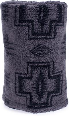 Show full view: Pendleton Harding Tonal Berber Dog Blanket, Gray slide 2 of 4