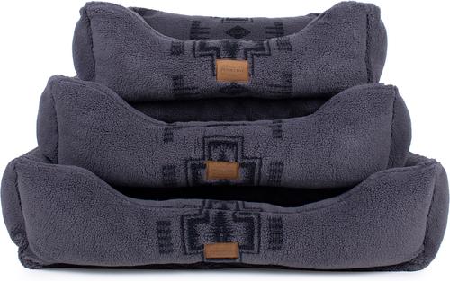 Show full view: Pendleton Harding Tonal Berber Kuddler Dog Bed, Gray, Large slide 8 of 10