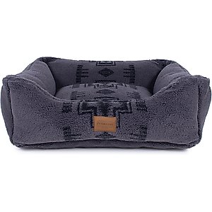 Pendleton Harding Tonal Berber Kuddler Dog Bed, Gray, Medium