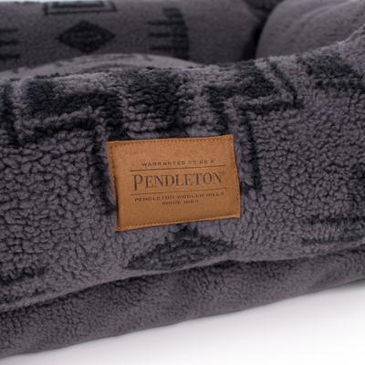 Show full view: Pendleton Harding Tonal Berber Kuddler Dog Bed, Gray, Medium slide 7 of 10