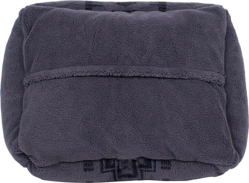Show full view: Pendleton Harding Tonal Berber Kuddler Dog Bed, Gray, Medium slide 5 of 10