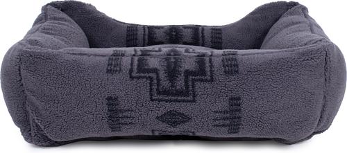 Show full view: Pendleton Harding Tonal Berber Kuddler Dog Bed, Gray, Medium slide 4 of 10