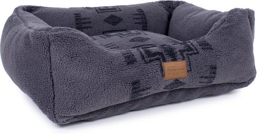 Show full view: Pendleton Harding Tonal Berber Kuddler Dog Bed, Gray, Medium slide 2 of 10