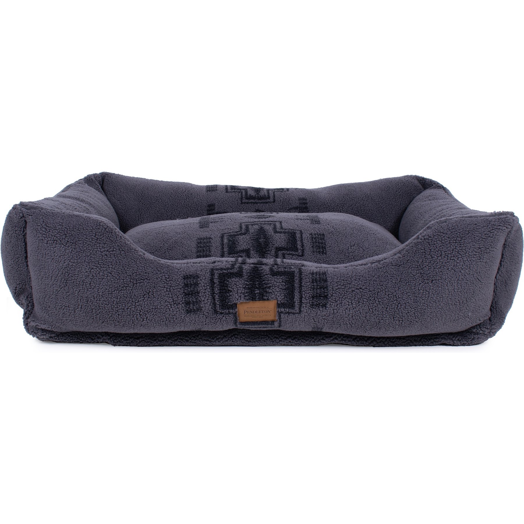 Pendleton Harding Tonal Berber Kuddler Dog Bed, Gray, X-Large: 42 x 30 x 10.5-in