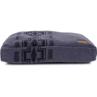 Pendleton Pendleton Harding Tonal Berber Pet Napper Dog Bed, Gray, Small: 28 x 20 x 4-in