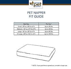 Pendleton Harding Tonal Berber Pet Napper Dog Bed, Natural, Large slide 2 of 9