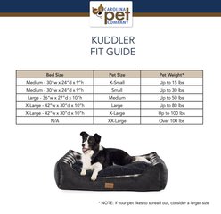 Pendleton National Park Kuddler Bolster Dog Bed with Removable Cover, Glacier, Medium: 30 x 24 x 9-in slide 2 of 7