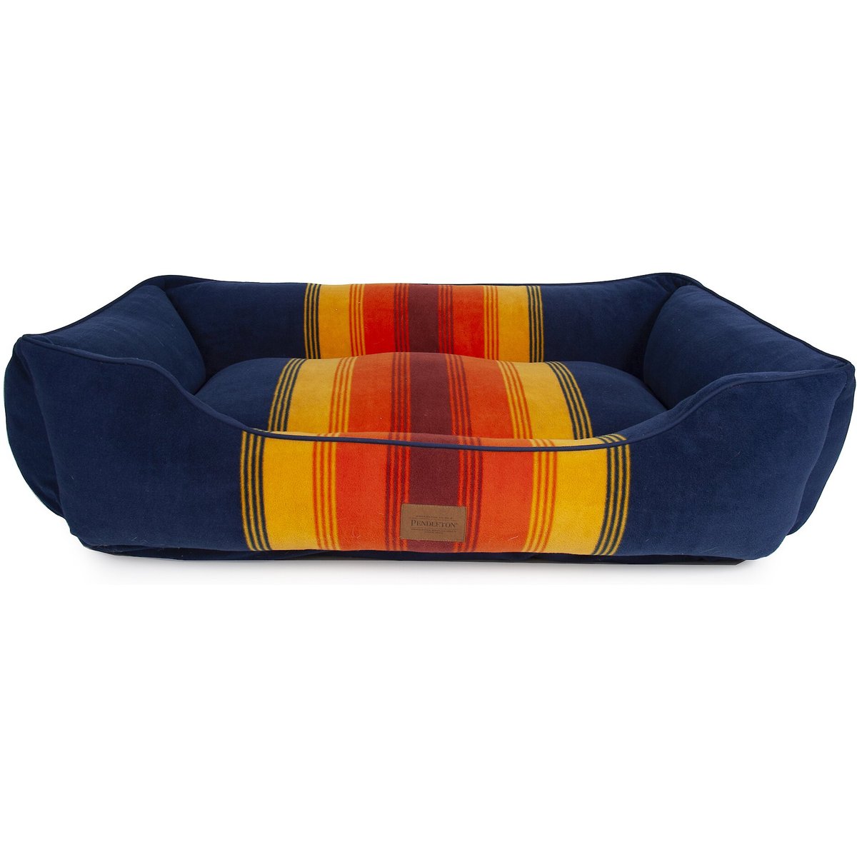 Pendleton National Park Kuddler Bolster Dog Bed with Removable Cover, Grand Canyon, Large: 36 x 27 x 10-in