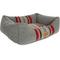 Show in main carousel: Pendleton Vintage Camp Kuddler Bolster Dog Bed with Removable Cover, Heather Green, Large slide 3 of 7