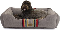 Pendleton Vintage Camp Kuddler Bolster Dog Bed with Removable Cover, Umber, X-Large