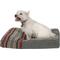 Show in main carousel: Pendleton Yakima Camp Pillow Dog Bed with Removable Cover, Heather Green, Small slide 1 of 7